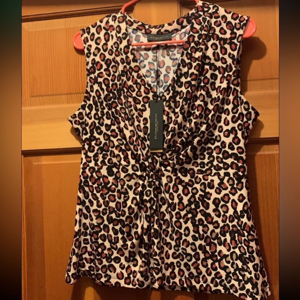 Cheetah print dress shirt